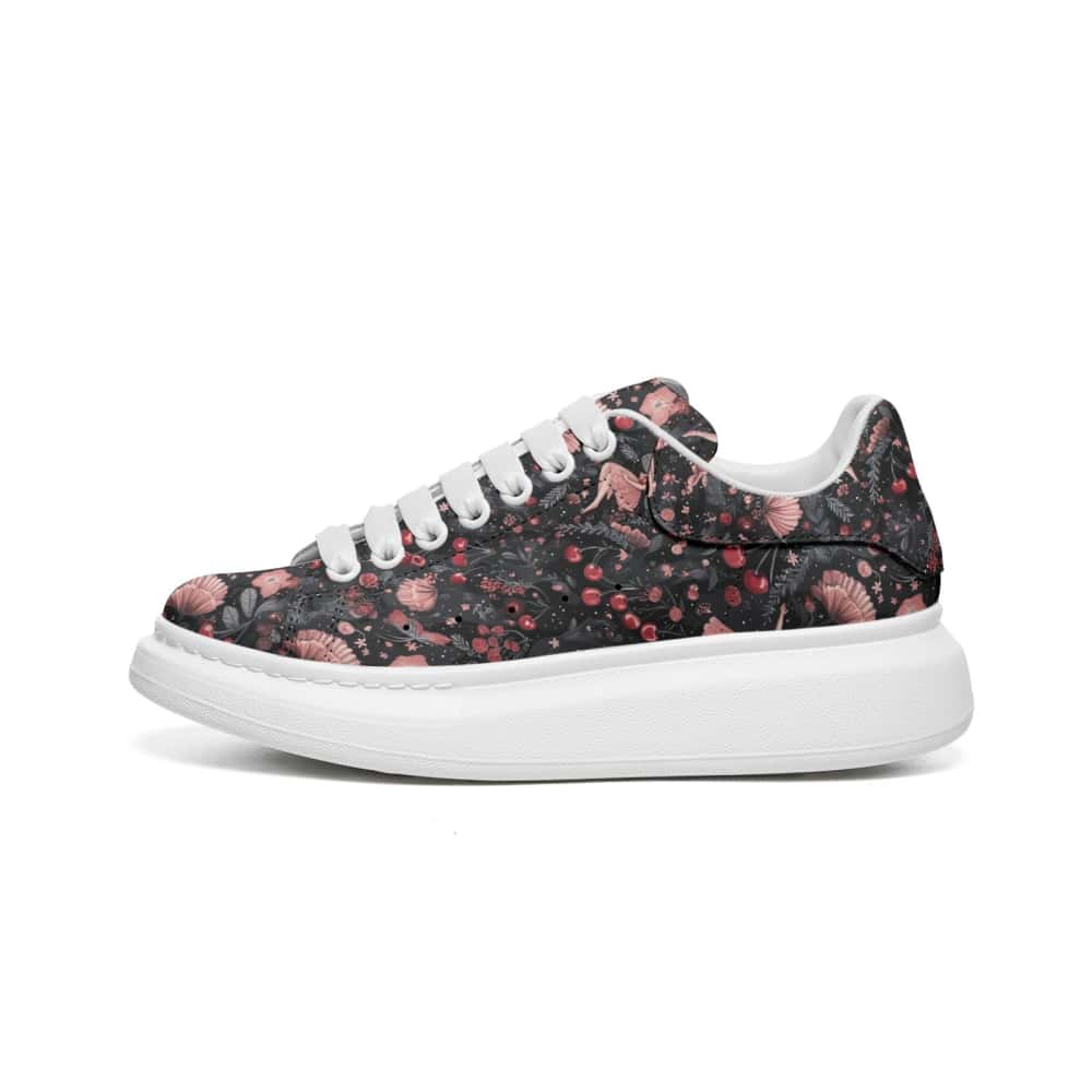 Low-Top Oversized Vegan Leather Sneakers | Ethical Style