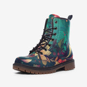 Boho Flowers Vegan Leather Boots