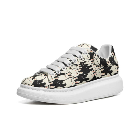 Low-Top Oversized Vegan Leather Sneakers | Ethical Style