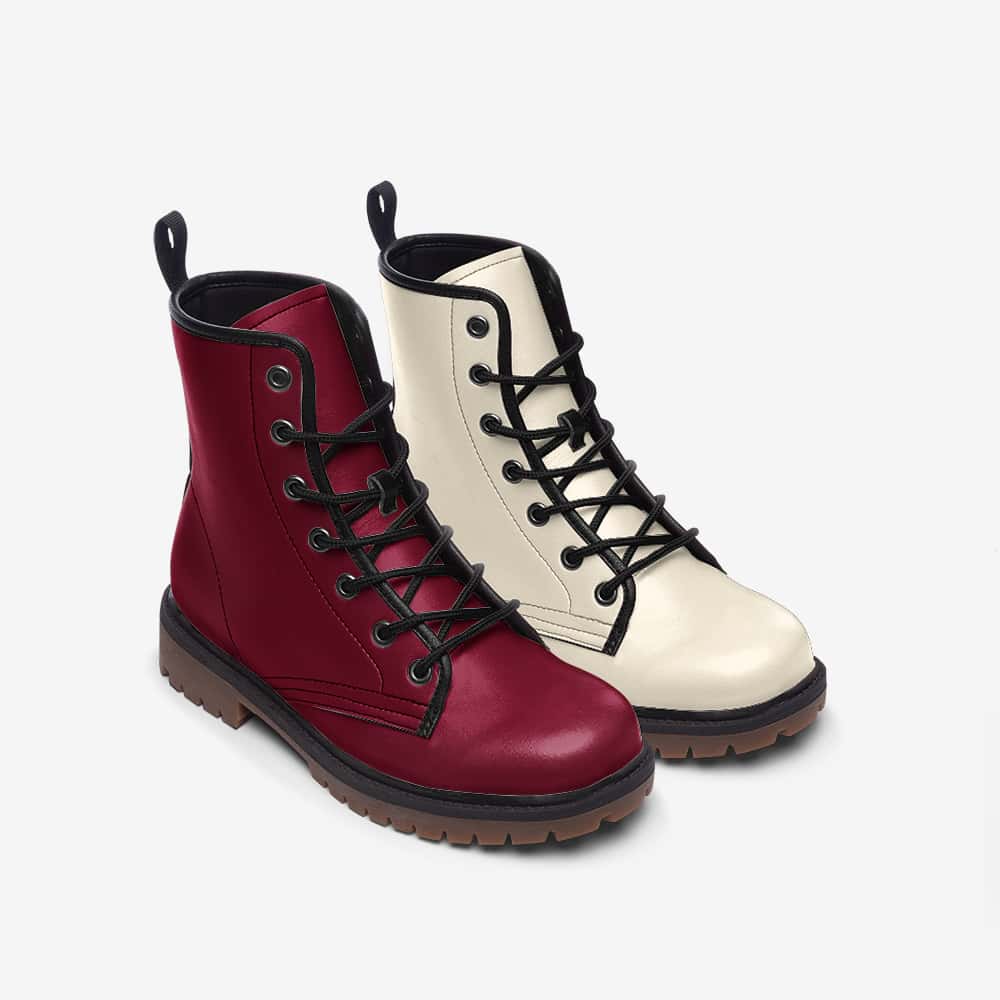 Mismatched Vegan Leather Boots | Ethical Style