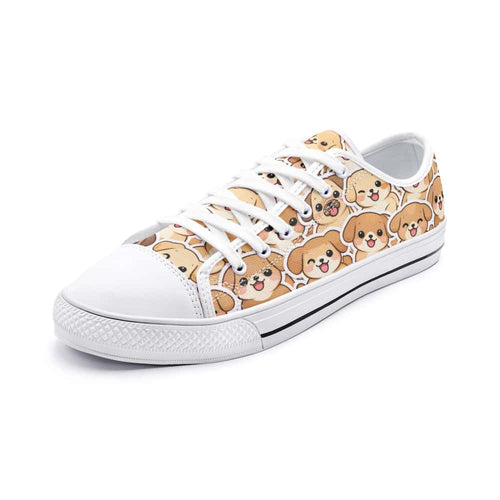 Butterscotch Bark Low Top Canvas Sneakers