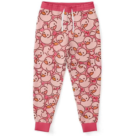 Pink Duck Crowd Fashion Joggers