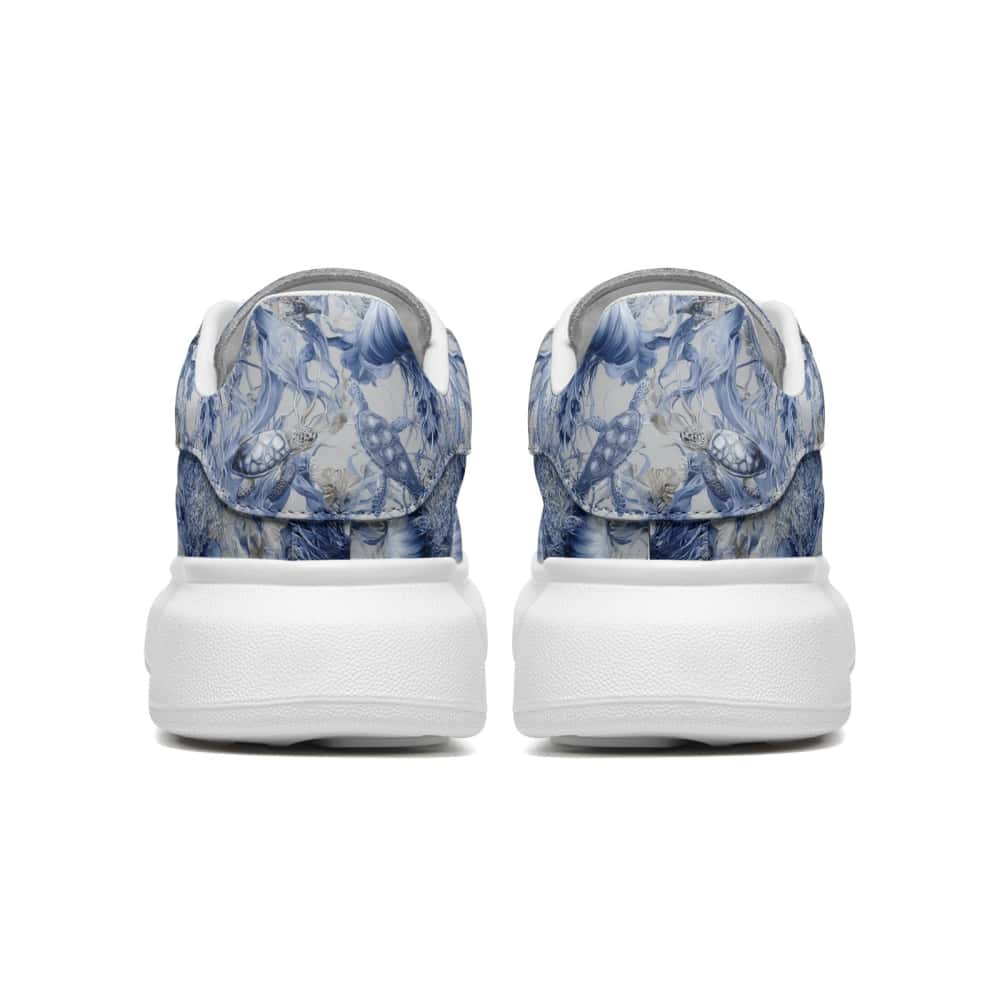 Low-Top Oversized Vegan Leather Sneakers | Ethical Style