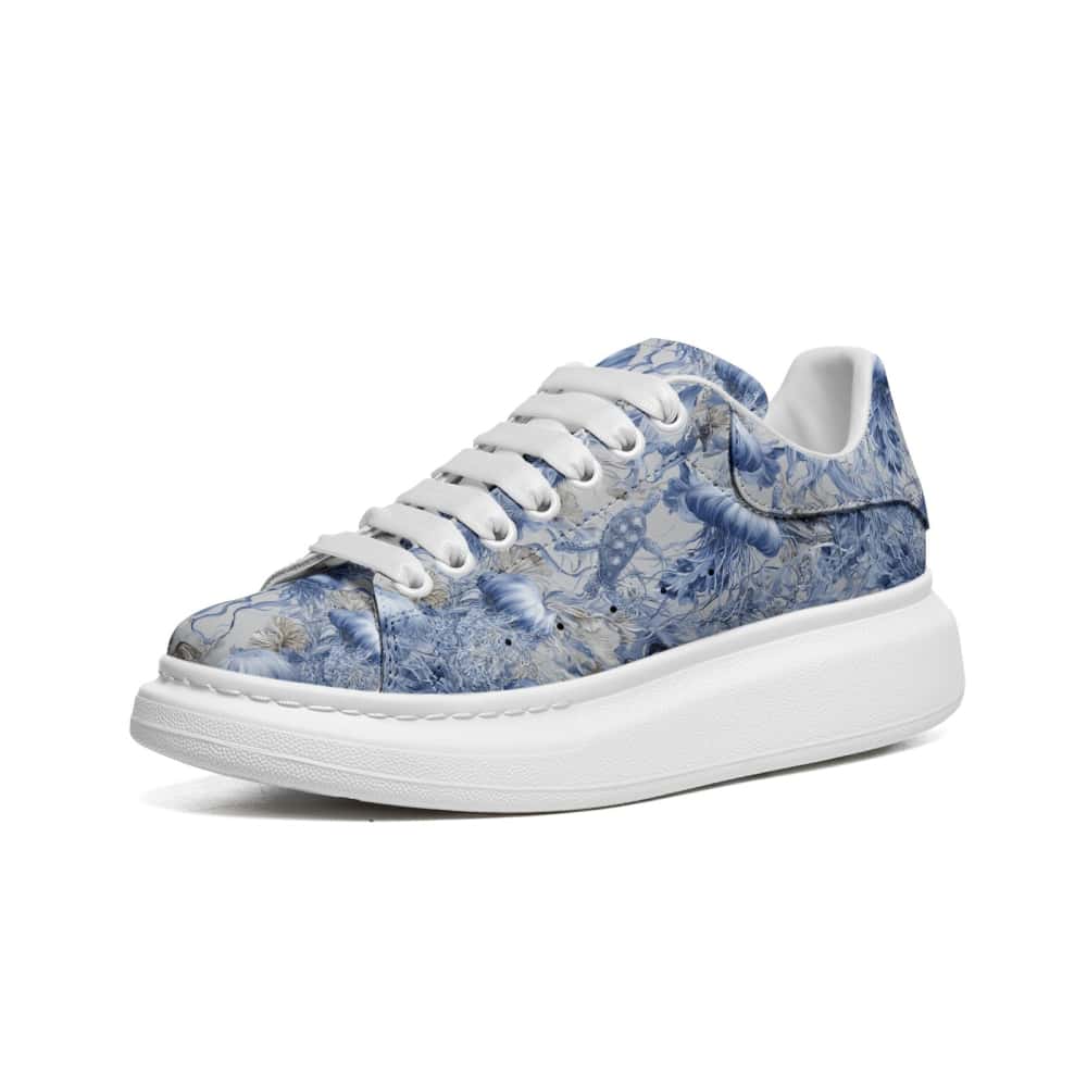 Calm Marine Whispers Oversized Sneakers