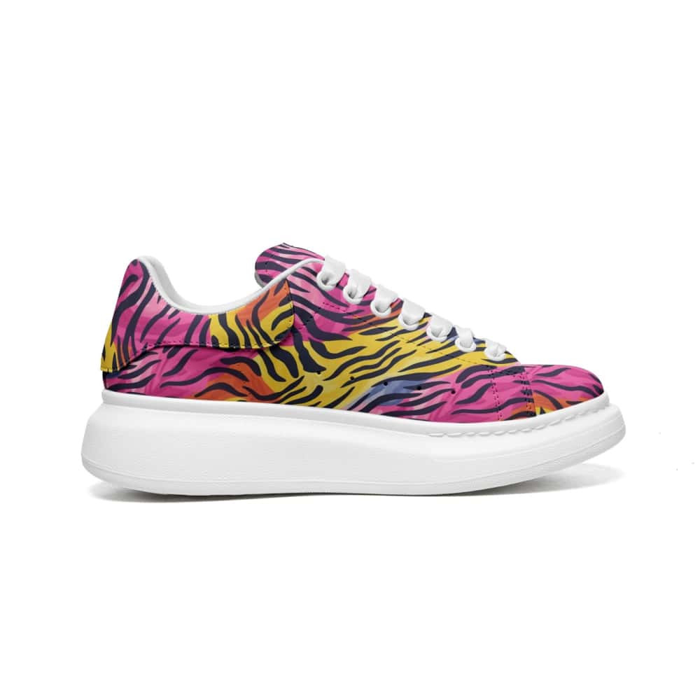 Candy Heat Zebra Oversized Sneakers
