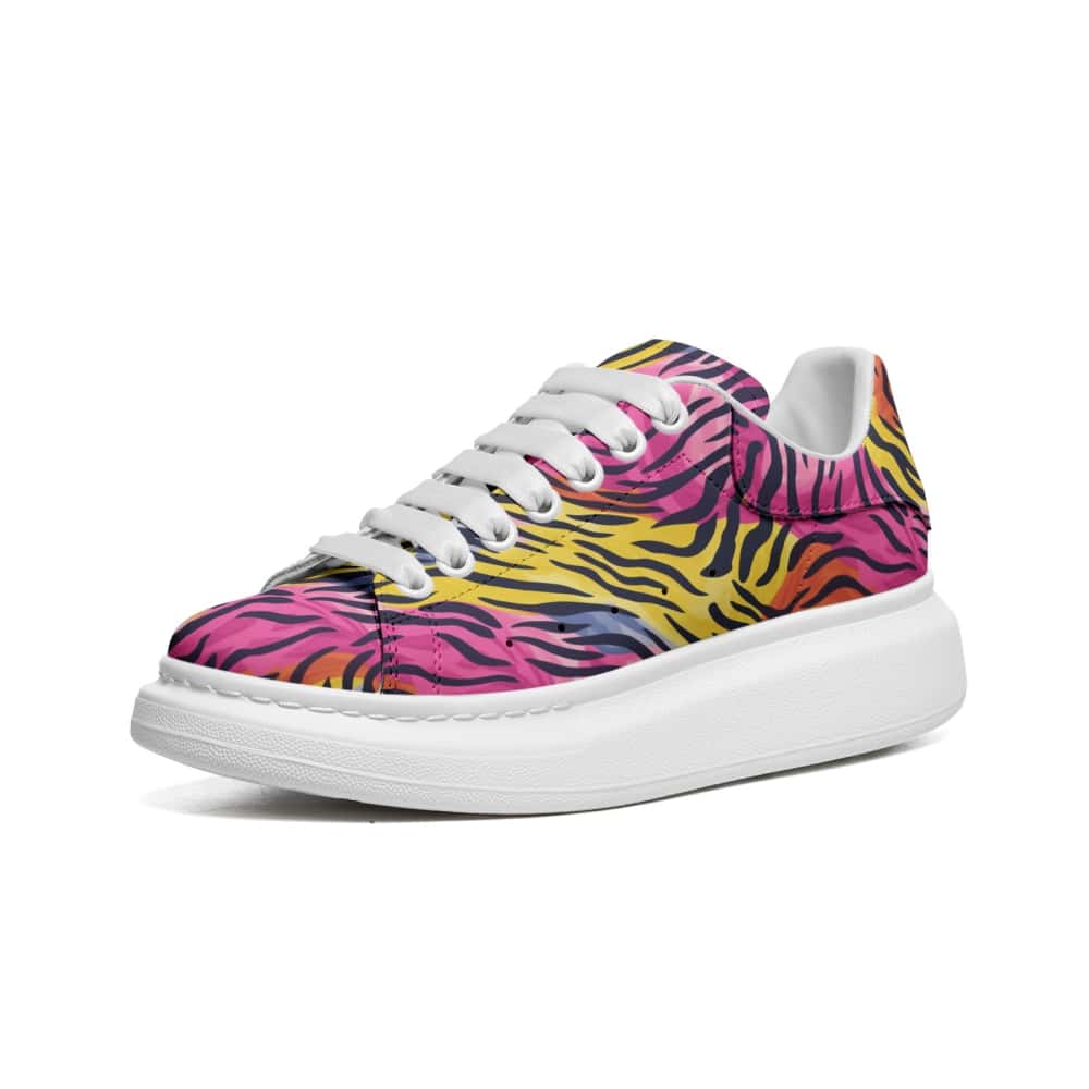 Candy Heat Zebra Oversized Sneakers