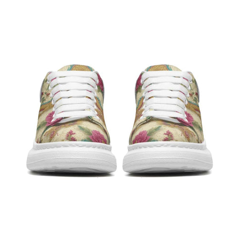 Low-Top Oversized Vegan Leather Sneakers | Ethical Style