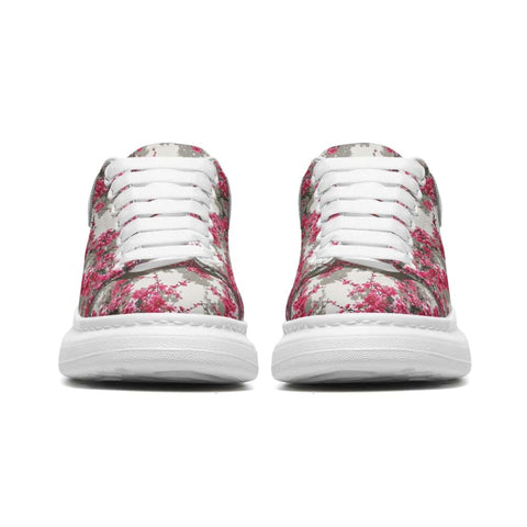 Low-Top Oversized Vegan Leather Sneakers | Ethical Style