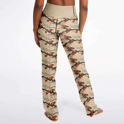 Cherry Frog Flare Leggings - Free Shipping