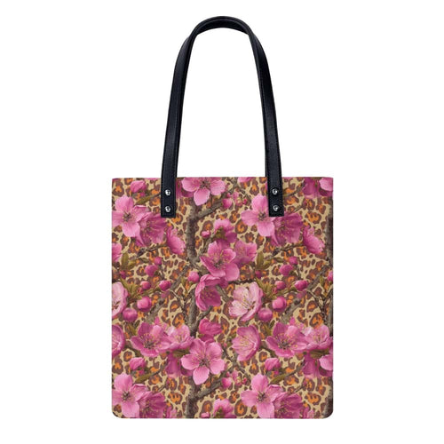 Cherry Pop Leopard PU Leather Shoulder Bag