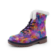 Chromatic Rex Fur Chukka Boots