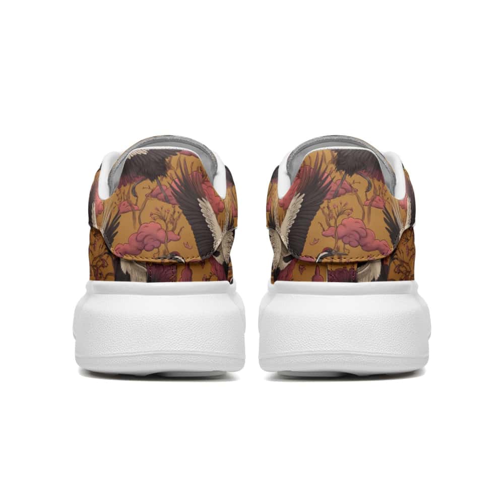 Low-Top Oversized Vegan Leather Sneakers | Ethical Style