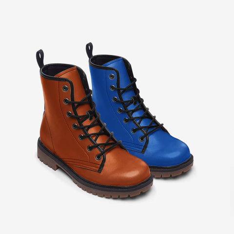Mismatched Vegan Leather Boots | Ethical Style
