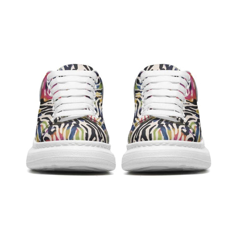 Low-Top Oversized Vegan Leather Sneakers | Ethical Style