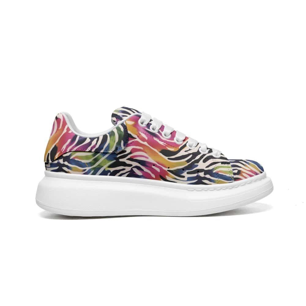 Colorflow Zebra Oversized Sneakers