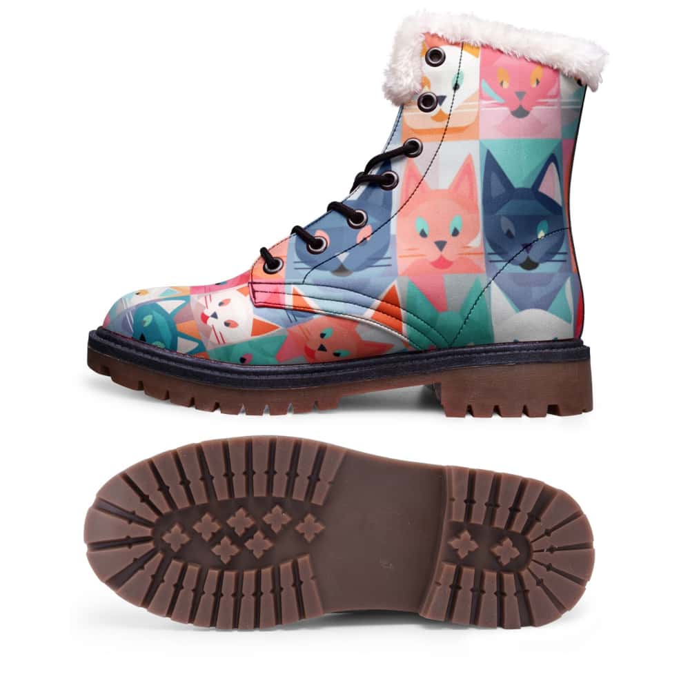 Colorful Kats Fur Chukka Boots - $119.99 - Free Shipping