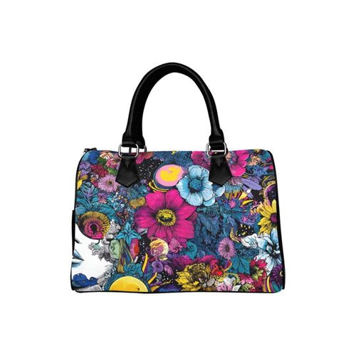 Cosmic Bloom Boston Handbag