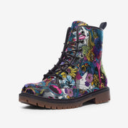 Cosmic Bloom Vegan Leather Boots