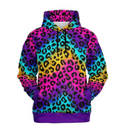 Cosmic Leopard Fashion Pullover Hoodie