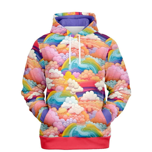 Cotton Candy Skies Fashion Pullover Hoodie