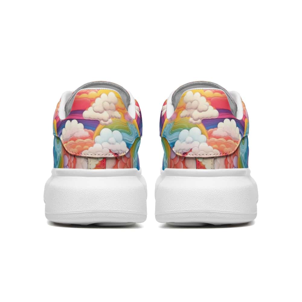 Low-Top Oversized Vegan Leather Sneakers | Ethical Style