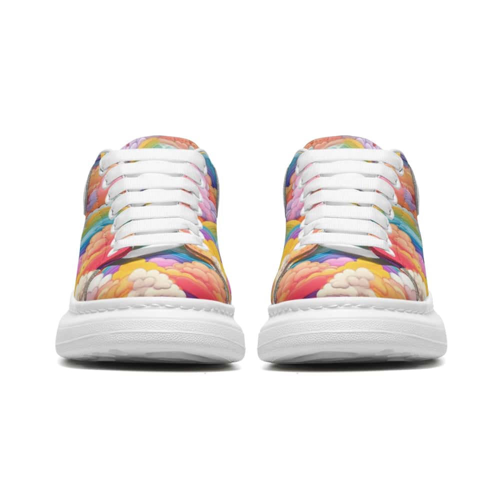 Low-Top Oversized Vegan Leather Sneakers | Ethical Style