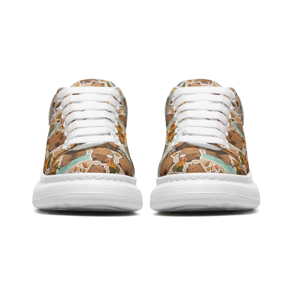 Low-Top Oversized Vegan Leather Sneakers | Ethical Style