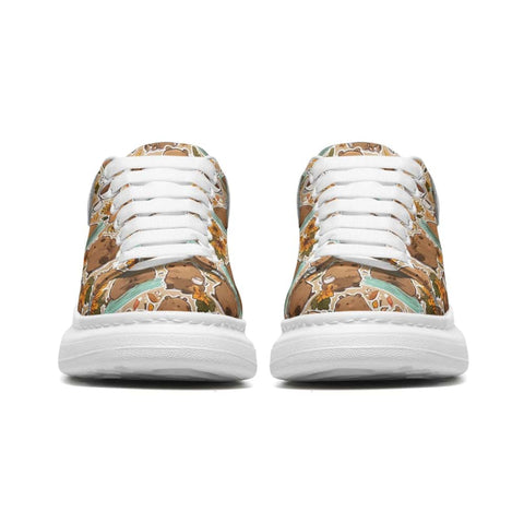 Low-Top Oversized Vegan Leather Sneakers | Ethical Style