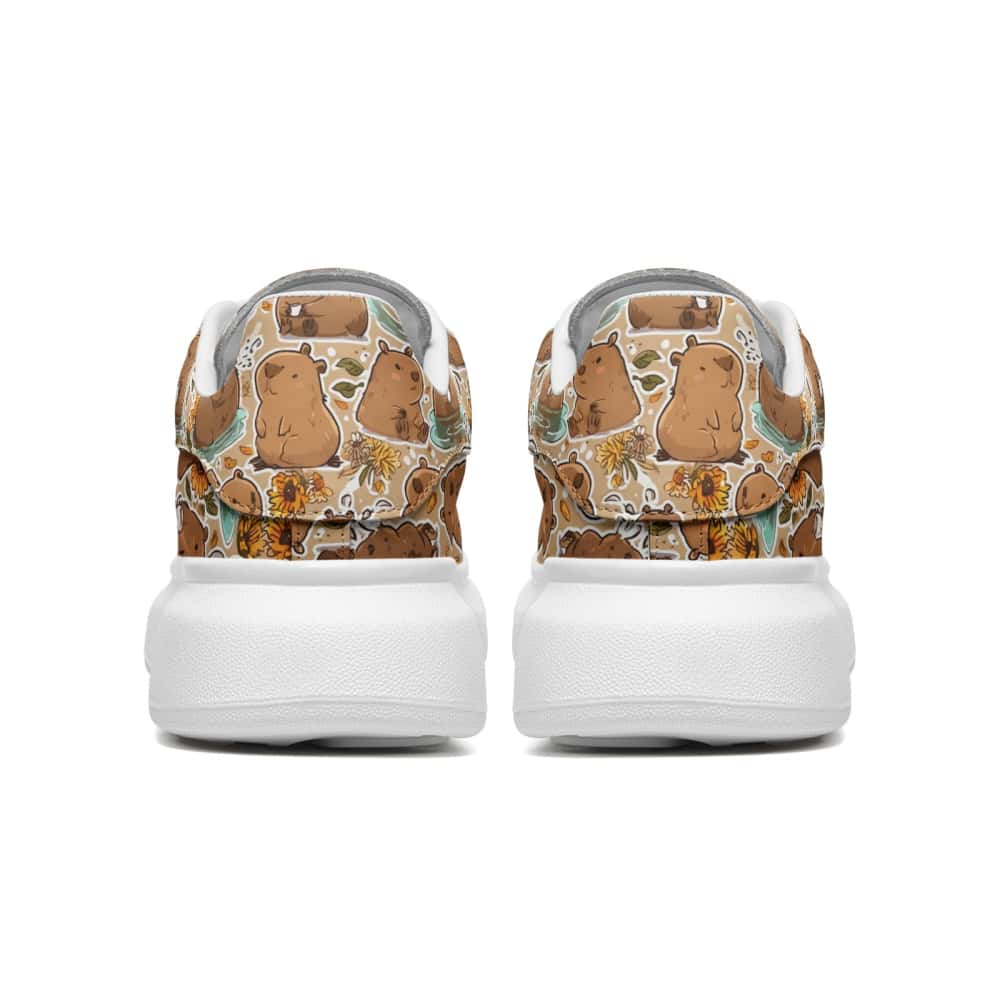 Low-Top Oversized Vegan Leather Sneakers | Ethical Style