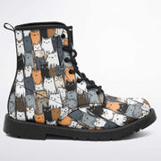 Cozy Cat Crowd City Boots