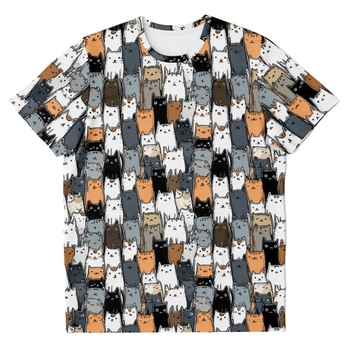 Cozy Cat Crowd T Shirt
