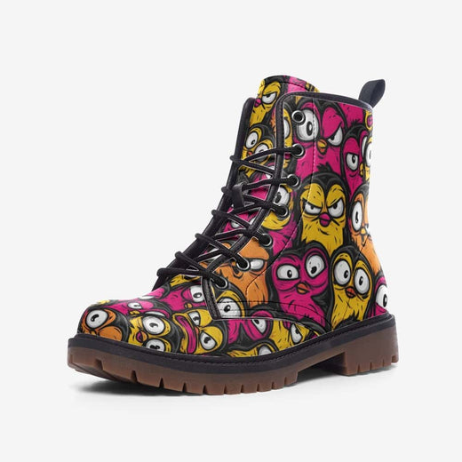 Crash Out Penguins Vegan Leather Boots