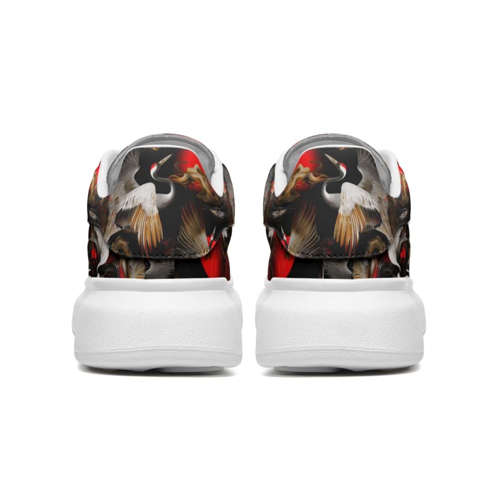 Low-Top Oversized Vegan Leather Sneakers | Ethical Style