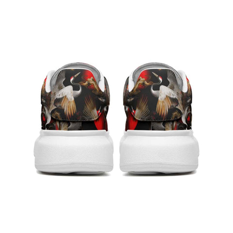 Low-Top Oversized Vegan Leather Sneakers | Ethical Style