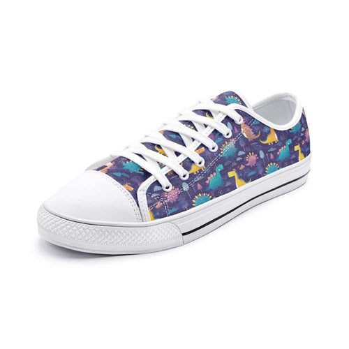 Dino Drizzle Day Low Top Canvas Shoes