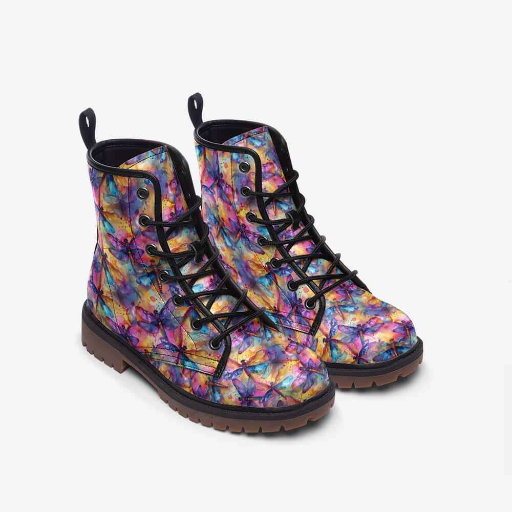 Dragonflies Vegan Leather Boots - $99.99 - Free Shipping
