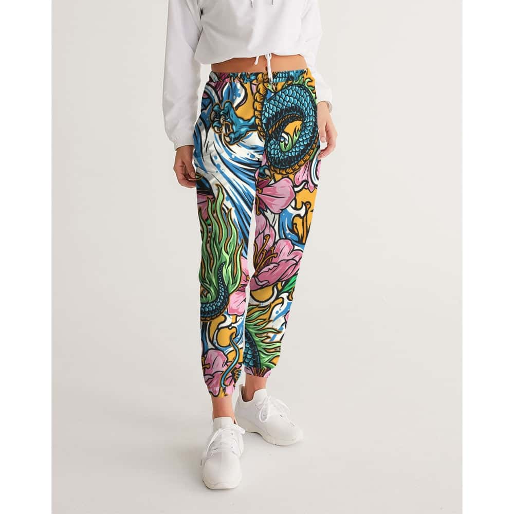 Dragons and Flowers Women’s Track Pants - $64.99 - Free