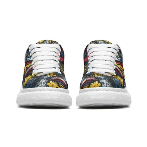 Low-Top Oversized Vegan Leather Sneakers | Ethical Style