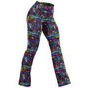 Electric Grid Flare Leggings