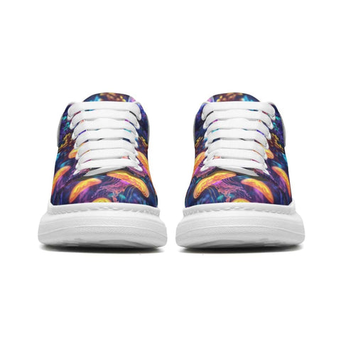 Low-Top Oversized Vegan Leather Sneakers | Ethical Style