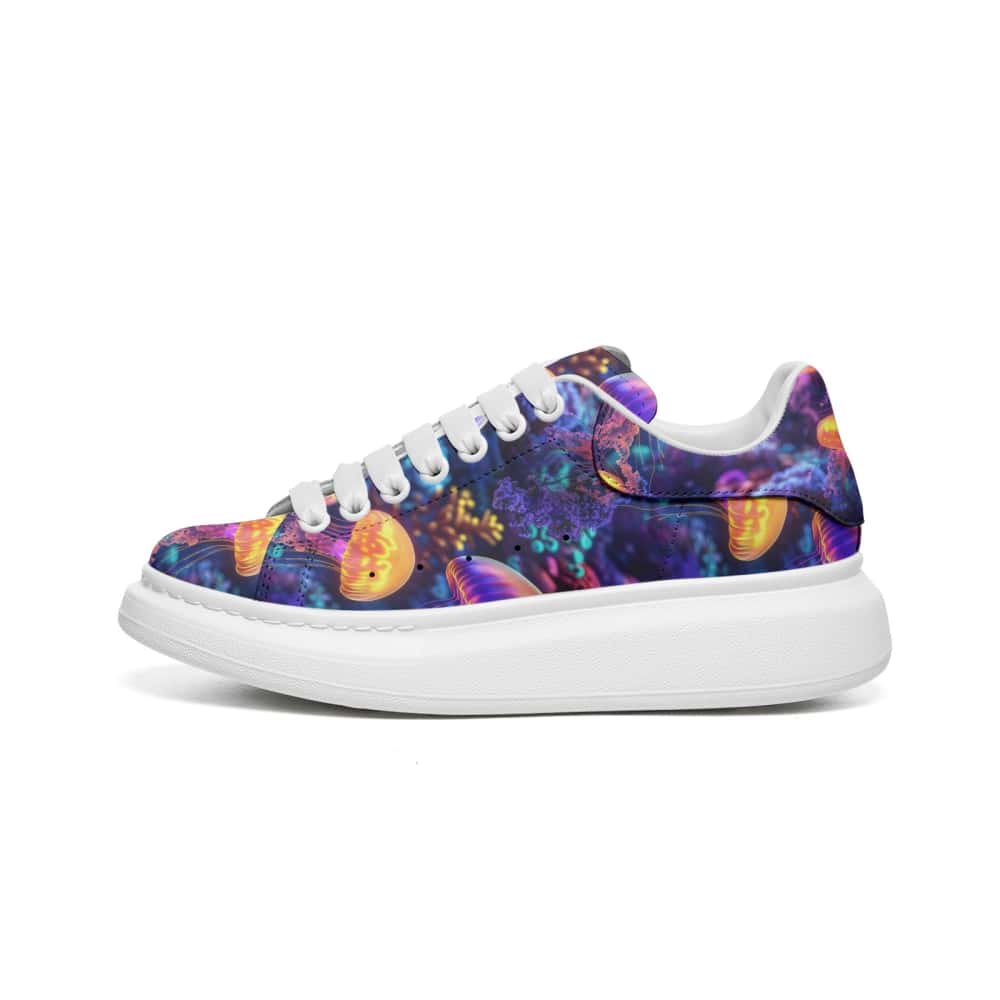 Low-Top Oversized Vegan Leather Sneakers | Ethical Style