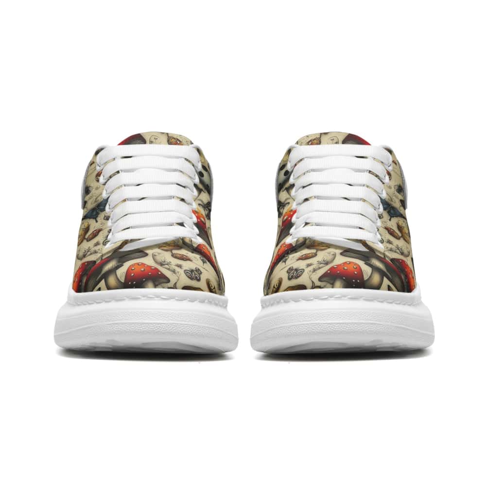 Low-Top Oversized Vegan Leather Sneakers | Ethical Style