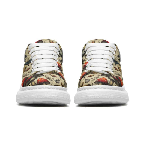 Low-Top Oversized Vegan Leather Sneakers | Ethical Style