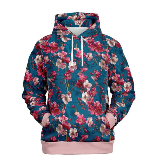 Evening Cherry Bloom Fashion Pullover Hoodie