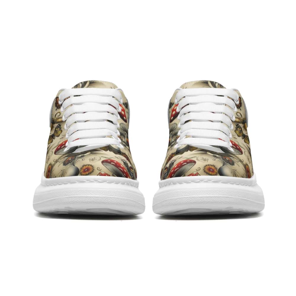 Low-Top Oversized Vegan Leather Sneakers | Ethical Style