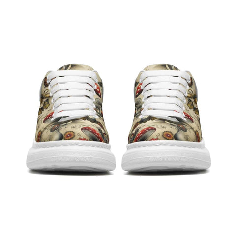 Low-Top Oversized Vegan Leather Sneakers | Ethical Style