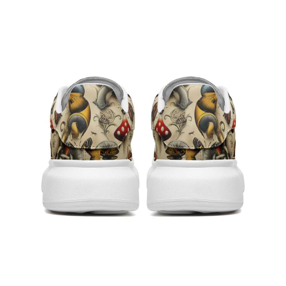 Low-Top Oversized Vegan Leather Sneakers | Ethical Style