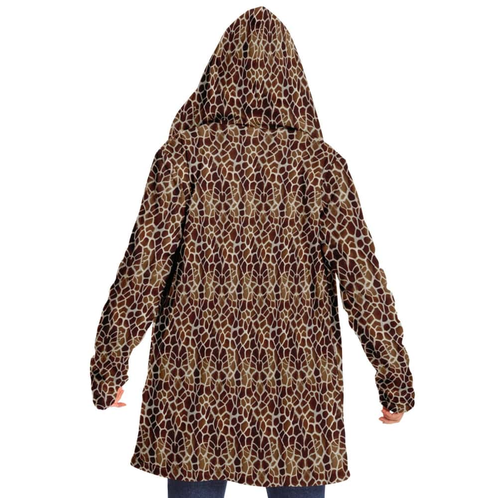 Giraffe Microfleece Cloak – Earthy Luxe Edition