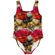Golden Poppy Noir One-Piece Swimsuit