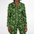 Green Floral Satin Pajamas - $99.99 - Free Shipping